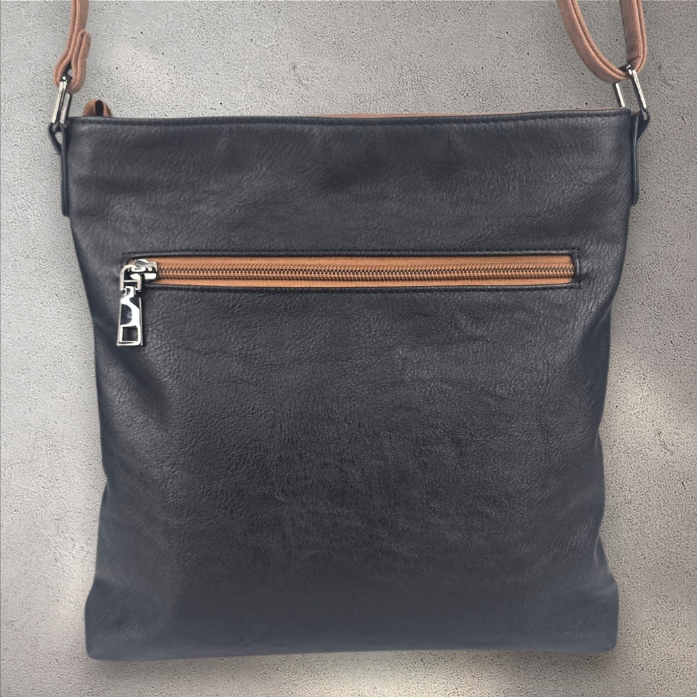 Masintor Vegan Leather Crossbody Shoulder Bag - Picture 4 of 16